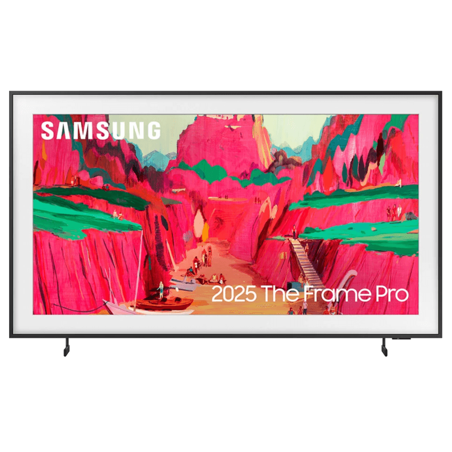 Samsung QE85LS03FWUXXH 85 Inch The Frame Pro 2025 Model 216 cm Smart 4K Neo QLED Art TV with Satellite Receiver