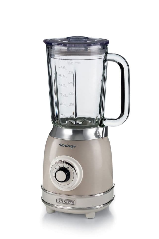 Ariete Vintage Blender Cam Hazneli 1000 Watt Bej