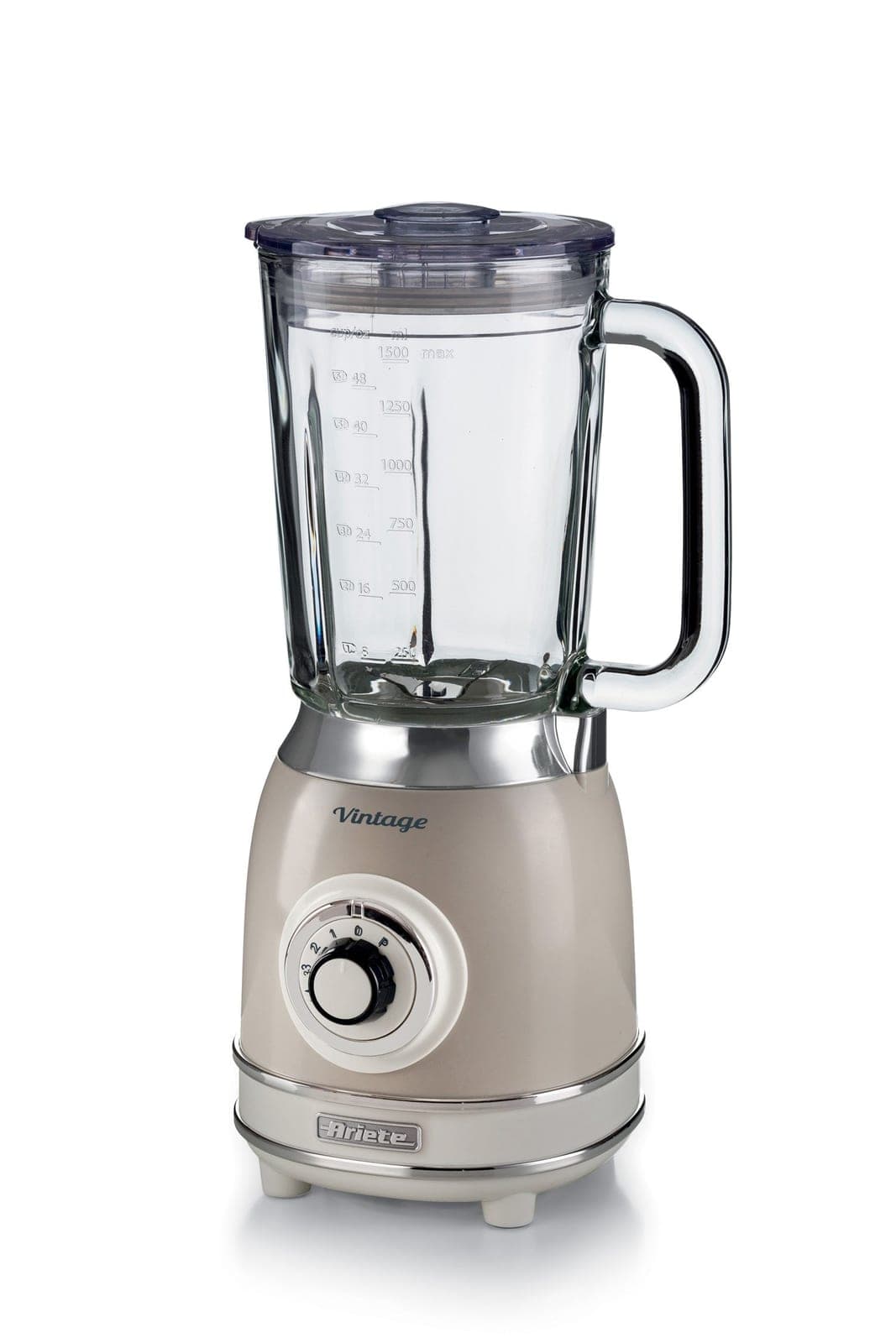 Ariete Vintage Blender Cam Hazneli 1000 Watt Bej
