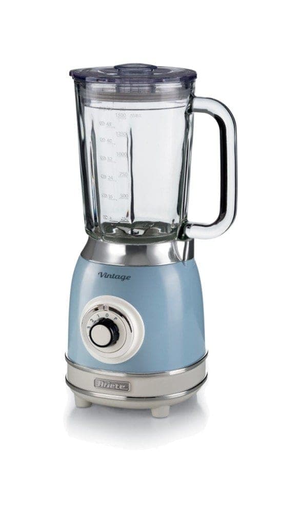 Ariete Vintage Blender Cam Hazneli 1000 Watt Mavi