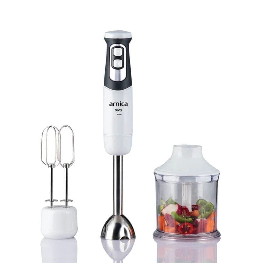 Arnica Diva Stick Blender Seti Beyaz 12F0