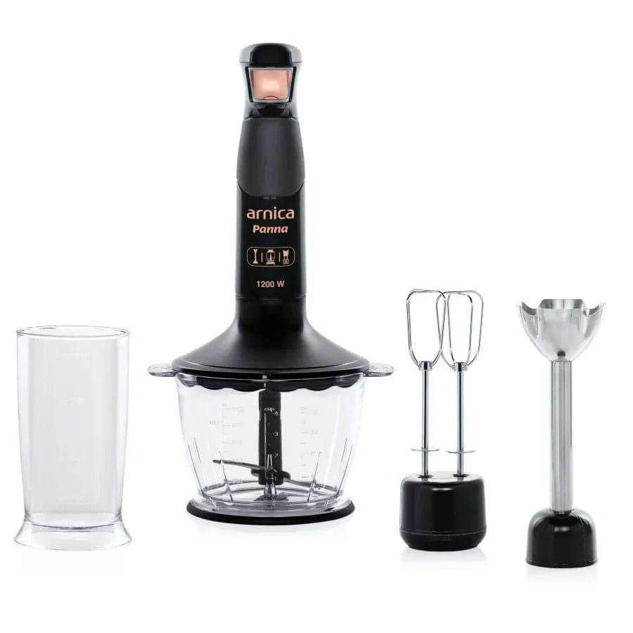 Arnica Panna Stick Blender Seti Siyah 12F4