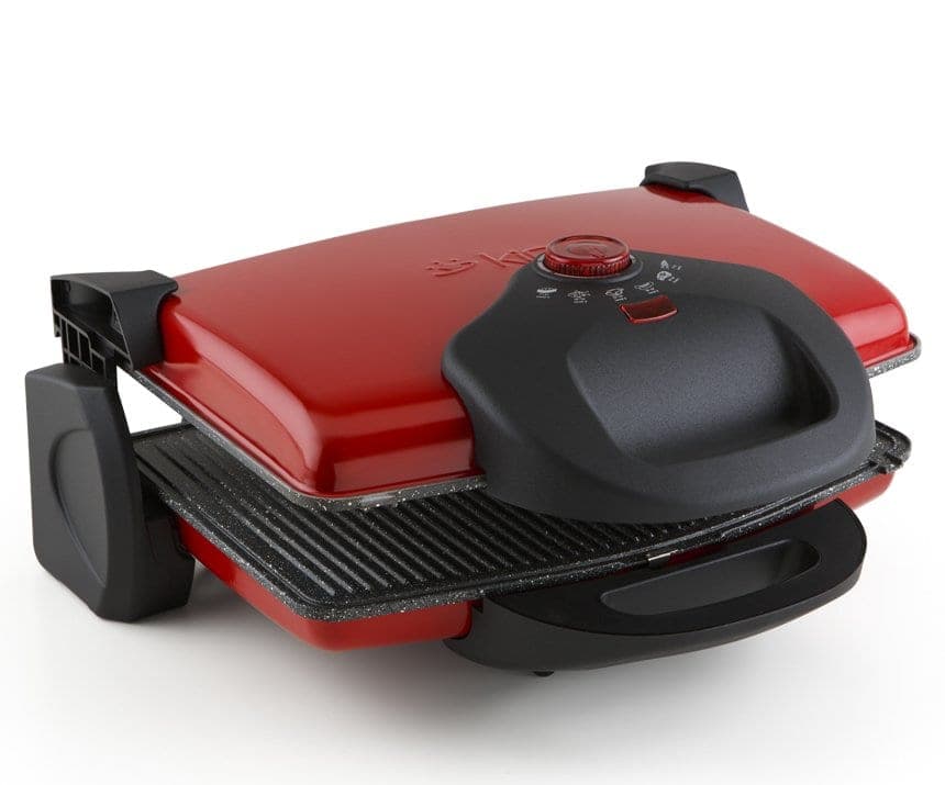 GRILLMAX VE TOST MAKİNESİ-KIRMIZI