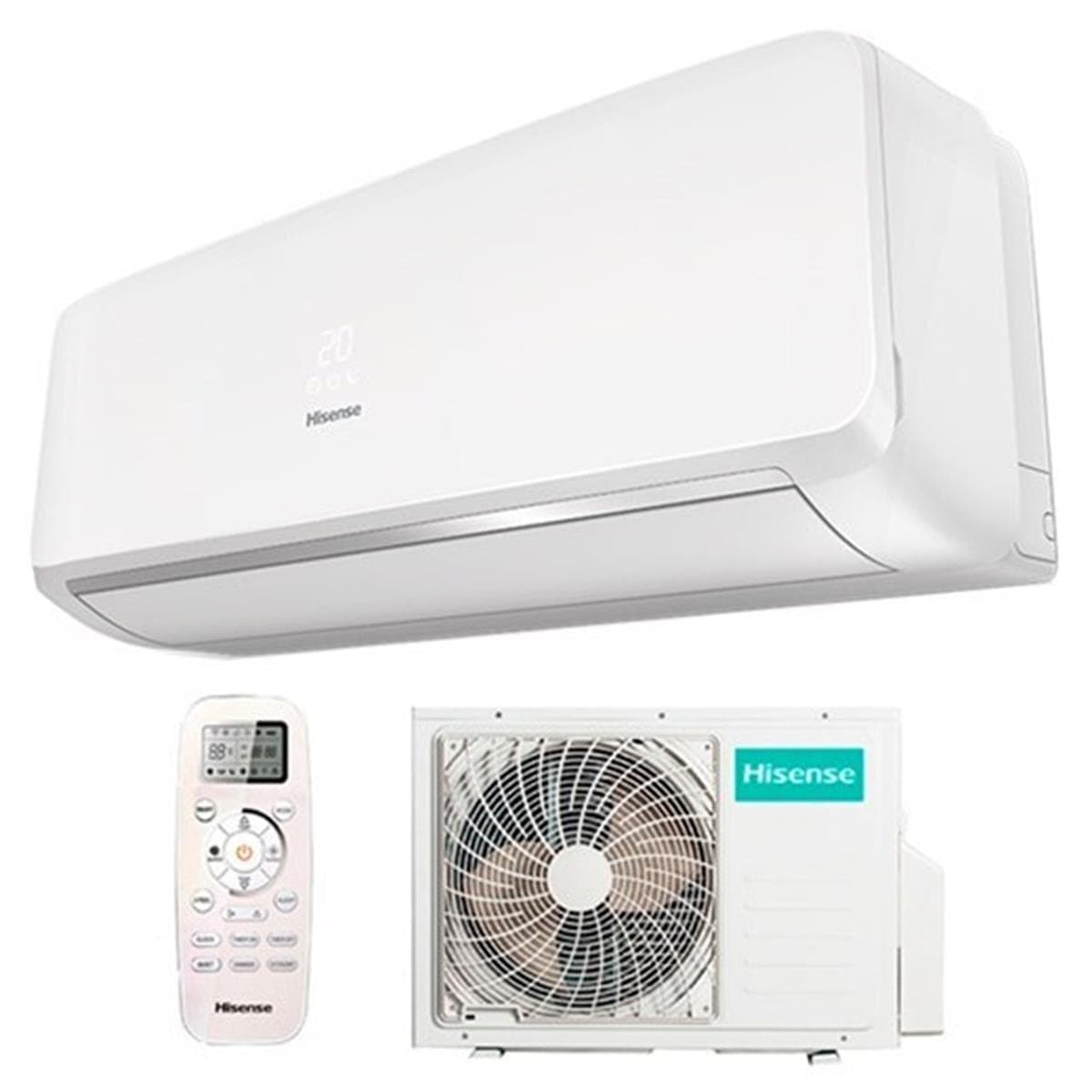HISENSE CA25 9000 BTU INVERTER SPLIT UNIT KLIMA A++ R32