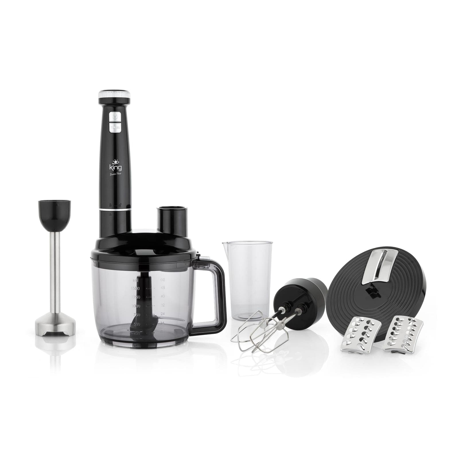 KING BODIE PLUS BLENDER SET SİYAH-GÜMÜŞ