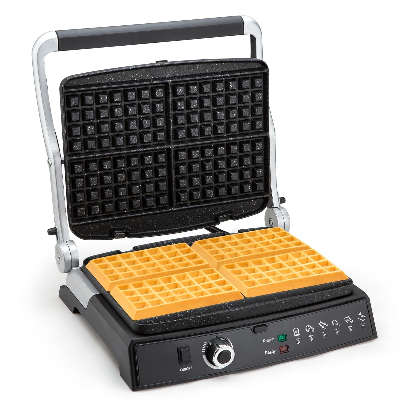 KING WAF.MASTER CONTACT GRILL AND WAFFLE MAKER