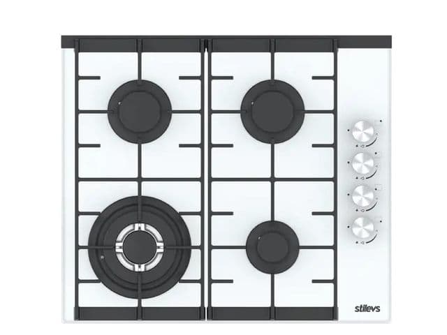 ST-AO-6041GR WHITE KRISTAL CAM OCAK
