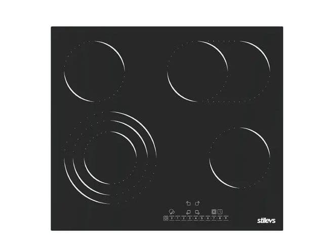 ST-AO-6043ETR BLACK ANKASTRE VITRO SERAMİK OCAK 4 LÜ