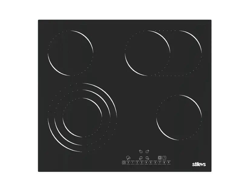 ST-AO-6043ETR BLACK ANKASTRE VITRO SERAMİK OCAK 4 LÜ