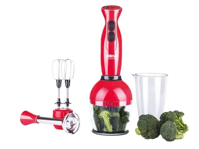 ST-MAGO PLUS EL BLENDER SETİ-KIRMIZI