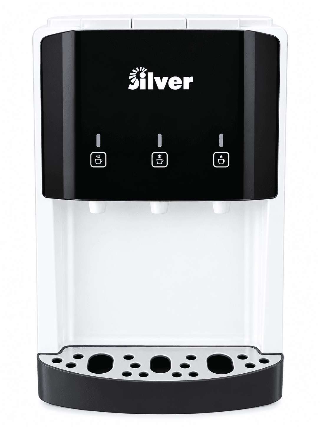 SİLVER Countertop Water Dispenser Black