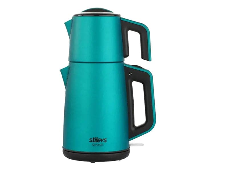 ST-ÇAYS INOX ÇELİK ÇAY MAKİNESİ - SEDEFLİ MAVİ